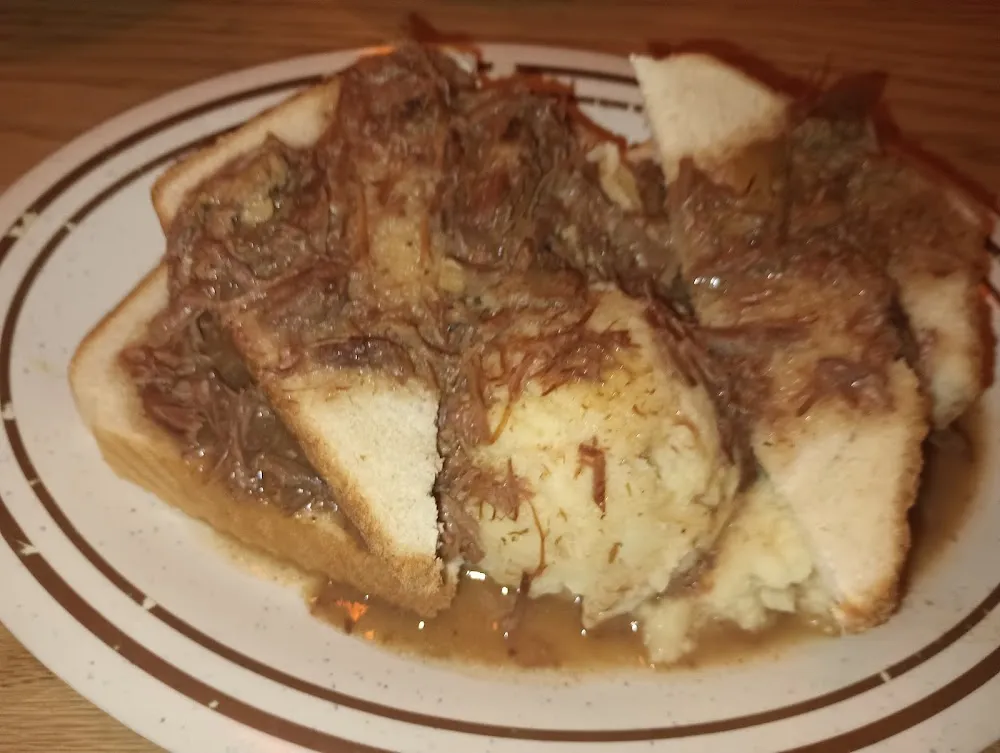 Open Faced Roast Beef